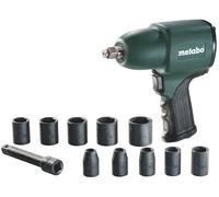 Boulonneuse à choc à air comprimé METABO DSSW 360 set 1/2 + 10 clés à douilles - 6.04118.50"