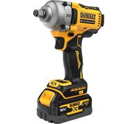 DEWALT Clé à choc sans fil, 1/2" DEWALT 18V XR (sans balais), max. 813 Nm, incl. 2x batterie G (18 Volt / 5 Ah) DCF891P2G-QW Quantité:1