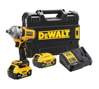 Boulonneuse à chocs 1/2 compacte XR 18V 5.0Ah li-ion brushless DEWALT Jonc de sécurité - DCF891P2T"