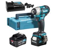 Boulonneuse à chocs 12 V 160 Nm - MAKITA - avec 2 batteries 12V 4.0 chargeur - Makpac - TW160DSMJ