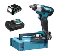 Boulonneuse à chocs 12 V CXT 145 Nm - MAKITA - avec 2 batteries 2.0Ah - chargeur - MakPak - TW141DWAJ