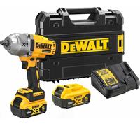 Boulonneuse à chocs ½” 1396 Nm 18V DEWALT DCF900P2T-QW avec coffret et 2 batteries 5,0 Ah