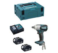 Boulonneuse à chocs 18 V Li-Ion 4 Ah 230 Nm - 2 batteries 4Ah - chargeur - MAKPAC - DTW251RMJ