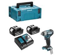 Boulonneuse à chocs 18V 180Nm 3/8 en Makpac + chargeur + 2X5.0Ah - MAKITA DTW180RTJ