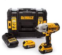Boulonneuse à chocs 18V Li-Ion BL 950 Nm (2x5.0Ah) en coffret TSTAK - DEWALT DCF899P2