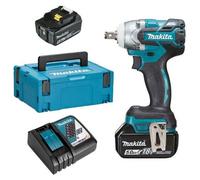 Boulonneuse à chocs 330Nm Brushless 2x5Ah 18V LXT ® MAKITA DTW301RTJ en MAKPAC