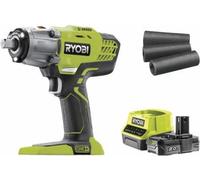 Boulonneuse à Chocs RYOBI 18V ONE+, 3 Modes, Emmanchement Carré 1/2", Batterie 2 Ah, Sac & Adaptateur 1/4", R18IW3-120S
