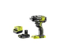 RYOBI Pack Boulonneuse à chocs R18IW7-0 - 18V One+ Brushless - 4 modes - 1 Batterie 2.0Ah - 1 Chargeur rapide
