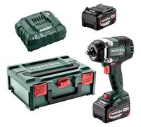 Boulonneuse à chocs sans fil METABO SSW 18 LTX 800 BL 2 x 5,2 Ah en coffret