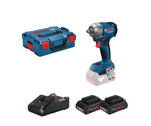 Boulonneuse GDS 18V-350 + 2 batteries ProCore 18V 4 Ah + Chargeur GAL 18V-40 BOSCH