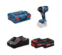 Boulonneuse / Visseuse à chocs GDS 18V-750 C + 2 Batteries EXPERT 8 Ah + 1 Chargeur EXAL18V-160 BOSCH