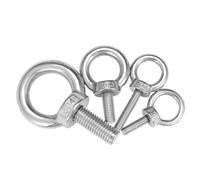 Boulons à œil de levage, Boulons à œil de levage en acier inoxydable 304, M3 M4 M5 M6 M8 M10, 1 pièce(M12,100mm)