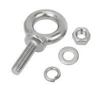 Boulons à œil en acier inoxydable, 1 pièce, M14 à M30, écrous à œil de levage, anneau de vis étendu en acier inoxydable 304, jeu de boulons à œil avec écrous(M20x30mm)