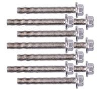 Boulons à Tête Hexagonale à Collerette en Acier Inoxydable 304 10-40mm | Matériau durable, résistant à la corrosion, adapté au bois, sachet de 10 pièces