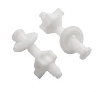 Boulons de charnière de toilette de fixation inférieure pour poêles | S'adapte aux trous de 14 à 16 mm, design de montage inférieur, remplace les inserts en plastique cassés