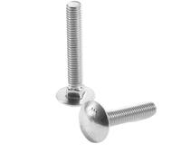 Boulons de Coach Boulon à tête carrée GB12 en acier inoxydable 304, tailles multiples M6, M8 et M10(M10*351 Piece)