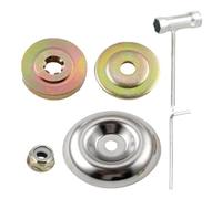 Boulons de débroussailleuse - 6 pièces d'outils en métal, ensemble adaptateur de tondeuse à gazon de 7,4 cm, kit pratique avec ajustement rapide, accessoire ménager, équipement utilitaire pour gazon