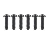 Boulons En Titane M5X8 10 12 15 18 20 25 30Mm, 6 Pièces, Vis À Boulon Pour Porte-Bouteille D'Eau, Noir, M5,18mm