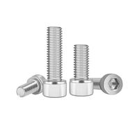 Boulons hexagonaux à filetage gauche, vis à tête hexagonale à six pans creux M3 M4 M5 M6 M8 M10 M12, boulon Allen en acier inoxydable 304, vis inversée(30mm,M3 (10 Pcs))