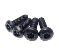 Boulons noirs de tête de bouton de la catégorie 10,9 M3-M10 de vis Torx de tête de casserole, 10 pièces, M6x20-T30