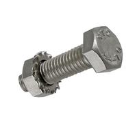 Boulons tête hexagonale 8x50 inox A4 Class Inox x4