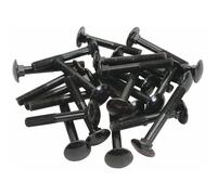 Boulons trcc Japy - acier zingué noir - filetage partiel - 100 pièces - 7 x 50 mm BRICOZOR