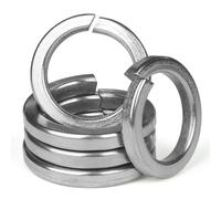 BOUMVID 5 Pièces M12 Rondelle Autobloquante Rondelles Ressort Inox, Rondelles de Sécurité Fendues en Acier Inoxydable 304, Rondelle de Blocage Grower Frein Ressort, pour Vis Boulon Ecrou,
