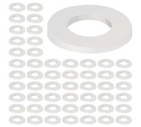 BOUMVID Rondelle Plastique M5 x 10 mm, 100 pièces Rondelles Plastique de Petit Diamètre Extérieur, Rondelles Plates en Nylon, Entretoise Rondelle pour Machines Appareils Plombiers électriques