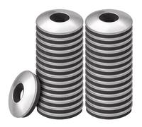 BOUMVID Rondelles d'étanchéité EPDM en Acier Inoxydable M4.2 x 12 mm, 50 Pièces Rondelle Neoprene, Rondelles Metal avec Joint Caoutchouc, Rondelle pour Tole Ondulée pour vis Autotaraudeuses