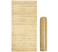Bounabay Tapis de sauna et tapis de bain en bambou 100 x 50 cm | Paillasson à grille roulante, tapis de porte de sauna, tapis de sol en bois, tapis de sauna et tapis de porte