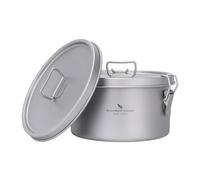 Boundless Voyage Boîte à déjeuner en titane - 900 ml - Anti-fuite - Avec compartiments et joints - Pot portable pour camping, randonnée, voyages - 2085c