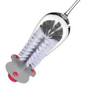 Bounoise à double face en verre - brosse de nettoyage de bouteille à 360 degrés, épurateur à poils longs | Tasses hautes nettoyeurs à plusieurs usages, bouteilles d'alimentation pour bébés, aspiration