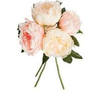 Atmosphera – Bouquet de 4 pivoines artificielles – Rose 30 cm