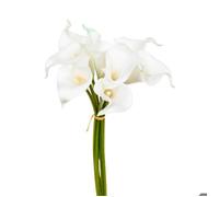 Atmosphera – Bouquet de 8 arums artificiels – Blanc – H36 cm
