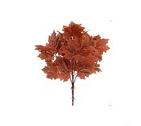 Bouquet de feuilles d'érable artificielles 40 cm | Texture réaliste, imite le feuillage naturel, aspect authentique, longueur 40 cm, pièce maîtresse parfaite (3#AHF495-330-5)