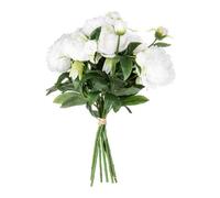 Atmosphera - Bouquet de 13 pivoines artificielles - H50 cm