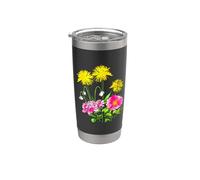 Bouquet de fleurs art fleuriste bouquet de fleurs florales florales Gobelet isotherme en acier inoxydable double paroi