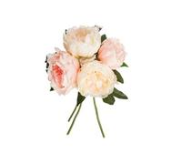 - Bouquet de fleurs artificielles - H. 30 cm - Rose