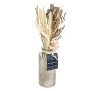 Bouquet de fleurs séchées ""Wonder"" H28cm - Atmosphera Créateur d'intérieur
