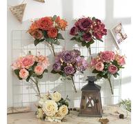 Bouquet de pivoines artificielles - 20x29 cm