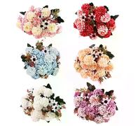 Bouquet de pivoines artificielles - Hortensia