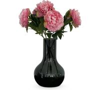 Bouquet de pivoines artificielles rose pâle, 5 fleurs de 65cm chacune, aspect