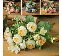 Bouquet de pivoines en soie