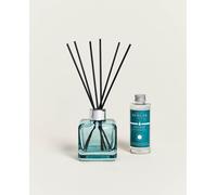 MAISON BERGER - Bouquet Parfumé - Diffuseur Parfum Maison - Ma Salle d'Eau Sans Mauvaises Odeurs - Modèle Glaçon Vert - 6 Bâtonnets Noirs - 21 cm - Recharge 100 ml - Fabriqué en France