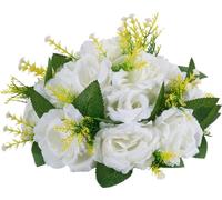 Bouquets de fleurs pour centres de table de mariage Composition florale de 24 cm 10 pièces