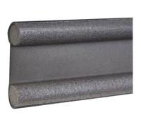 Bourrelet de porte - GEKO - Double boudin - 95 cm - Noir - Plastique - Résine