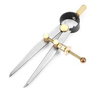 Boussole en cuir de 100 mm, séparateur de cuir rotatif, séparateur d'aile à ressort réglable, boussole de maroquinerie verrouillable pour outils de couture de bricolage