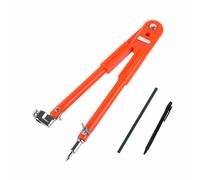 Boussole professionnelle pour le travail du bois, grande boussole, outils de charpentier pour dessin, dessin, travail du métal, 25 cm
