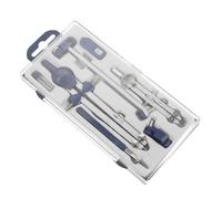 Boussoles Professionnelles en ABS Bleu Adaptateur | Outil de Dessin Multifonction, Rangement Organisé, pour Papier Quadrillé, Atelier D'art et École