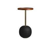 Bout de canapé ALTOBUY BILBOKET Ø30cm manguier, pied métal, Marron Marron